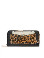 Portfele - Aldo Duży Portfel Damski Esai 14143754 Czarny - miniaturka - grafika 1