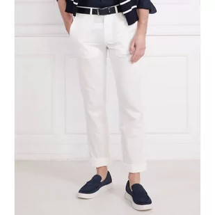 POLO RALPH LAUREN Lniane spodnie Straight fit - Spodnie męskie - miniaturka - grafika 1