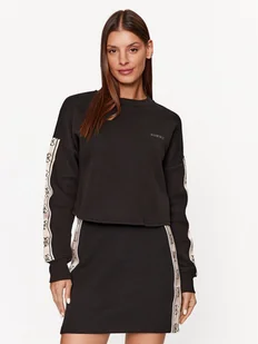 Guess Bluza V3BQ16 KB3P2 Czarny Regular Fit - Bluzy damskie - miniaturka - grafika 1
