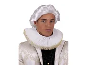 Dodatki do strojów karnawałowych - Biały żabot - 1 szt. - miniaturka - grafika 1