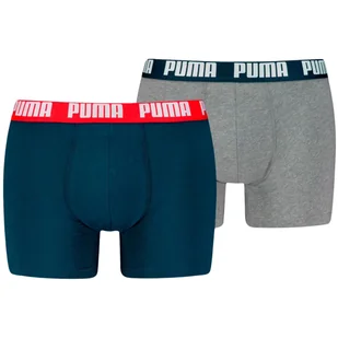 Bokserki męskie Puma Everyday Basic 2p niebieskie, szare 938320 05 S - Majtki męskie - miniaturka - grafika 1