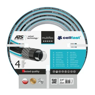 Cellfast Wąż ogrodowy MULTIFLEX 25m 3/4 (13-220) - Węże ogrodowe i zraszacze - miniaturka - grafika 2