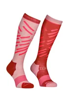 Skarpety termoaktywne - Skarpety skiturowe damskie Ortovox Ski Tour Long Socks - sunset orange - miniaturka - grafika 1