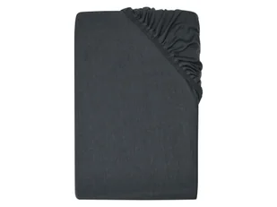 LIVARNO® Prześcieradło z bawełną z gumką, 90-100 x 200 cm (Ciemnoszary) - Prześcieradła - miniaturka - grafika 1