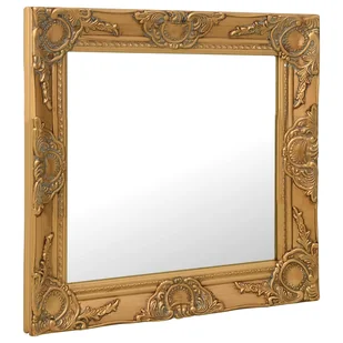 Kwadratowe Wiszące Lustro W Ramie W Stylu Glamour F9-L63 - Lustra - miniaturka - grafika 1
