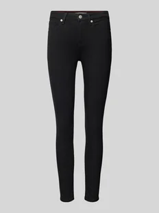 Jeansy o kroju skinny fit z wpuszczanymi kieszeniami model ‘COMO’ - Spodnie damskie - miniaturka - grafika 1