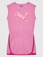 Sukienki i spódniczki dla dziewczynek - Puma Sukienka codzienna Alpha 846940 Różowy Relaxed Fit - miniaturka - grafika 1