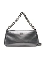 Torebki damskie - PINKO Torebka Half Moon Baguette Mini AI 25-26 PLTT 105069 A2O9 Srebrny - miniaturka - grafika 1