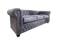 Sofy i kanapy - Invicta Sofa Niagara 200 cm szary antyczny 40517 - miniaturka - grafika 1