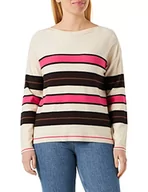 Swetry damskie - Betty Barclay Damski sweter z dzianiny 5896/1026, krótki rękaw 1/1, naszywka, beżowy/różowy, 40, Naszywka beżowa/różowa, 40 - miniaturka - grafika 1