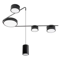 Lampy sufitowe - Salonowa lampa sufitowa-wisząca ZUMAIA C0250 Maxlight LED 32W 3000K okręgi czarny - miniaturka - grafika 1