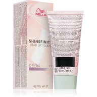 Farby do włosów i szampony koloryzujące - Wella Shinefinity Zero Lift Glaze, farba półtrwała do włosów, 04/65, 60ml - miniaturka - grafika 1