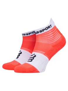 Compressport Skarpety Niskie Unisex Pro Racing V4.0 Run Low XU00047B Pomarańczowy - Skarpetki sportowe męskie - miniaturka - grafika 1