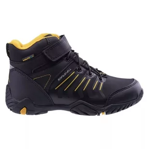 Buty Elbrus Erimley Mid Wp Teen Jr 92800377064 czarne - Buty trekkingowe damskie - miniaturka - grafika 1