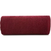 Ręczniki - Eurofirany B.B. CHOCZYŃSCY SPÓŁKA JAWNA Ręcznik Kąpielowy Gładki1 (34) 50 x 90 Bordowy 1219243 - miniaturka - grafika 1