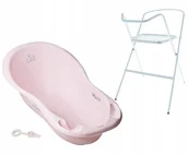Wanienki dla dzieci - WANIENKA DLA DZIECKA ZESTAW 3w1 TEGA BABY WANNA DUŻA 102cm + KOREK + STOJAK - miniaturka - grafika 1