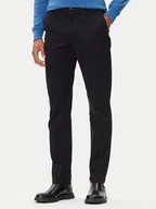 Spodnie męskie - Calvin Klein Chinosy LV040EM633 Czarny Slim Fit - miniaturka - grafika 1