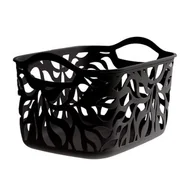 Pudła i pojemniki do przechowywania - Koszyk Jungle 9 l czarny - miniaturka - grafika 1