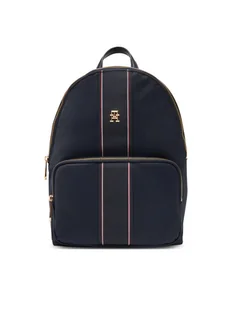 Tommy Hilfiger Plecak Poppy Backpack Corp AW0AW17162 Granatowy - Plecaki - miniaturka - grafika 1