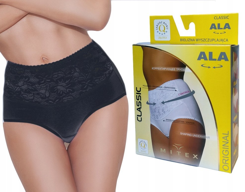figi modelujące MITEX ALA czarne , bawełna , XL