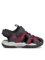 Buty dla chłopców - Geox Sandały J Borealis Boy J450RB 014ME C4327 M Granatowy - miniaturka - grafika 1