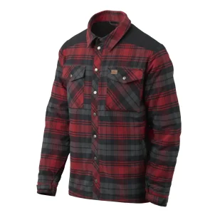 Koszula Ocieplana Helikon-Tex Winter Warden - Slate Crimson Plaid - Odzież taktyczna i umundurowanie - miniaturka - grafika 1