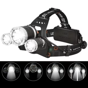 Latarka czołowa Alogy czołówka CREE XM-L T6  RJ-3000 - Latarki - miniaturka - grafika 3