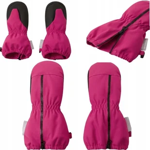 Rękawiczki dziecięce Reima Tepas r.2 różowe wodoodporne wiatroszczelne - Rękawiczki dla dzieci - miniaturka - grafika 1