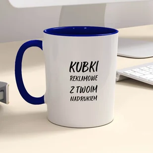 Firmowy kubek reklamowy - CLASSIC z kolorowym wnętrzem i uszkiem - Kubki - miniaturka - grafika 1