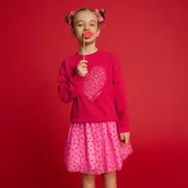 Sukienki i spódniczki dla dziewczynek - Cool Club, Spódnica dziewczęca, różowa - miniaturka - grafika 1