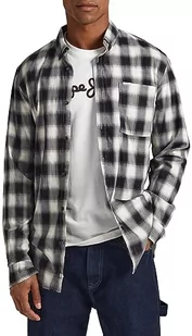 Pepe Jeans Koszula męska Cavern, Czarny (sprany w czarny), S - Koszule męskie - miniaturka - grafika 1