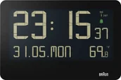 Zegary - Braun Braun BC 14 black Radio Wall Clock digital - miniaturka - grafika 1