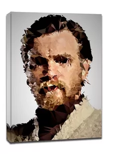 POLYamory - Obi-Wan Kenobi, Gwiezdne Wojny Star Wars - obraz na płótnie Wymiar do wyboru: 40x50 cm - Obrazy i zdjęcia na płótnie - miniaturka - grafika 1