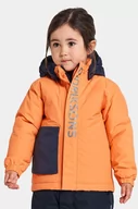 Kurtki i płaszcze dla dziewczynek - Didriksons kurtka zimowa dziecięca RIO KIDS JKT kolor pomarańczowy - miniaturka - grafika 1