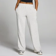 Dresy damskie - Damskie spodnie dresowe MP Basics Straight Leg - Jasny szary melanż - XS - miniaturka - grafika 1