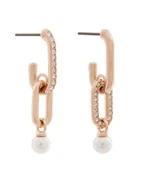 Kolczyki - Swarovski Kolczyki Constella 5728585 Różowe złoto - miniaturka - grafika 1