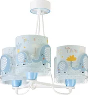 Lampy sufitowe - Dalber Elephant lampa wisząca 3-punktowa niebieska 61337T 61337T - miniaturka - grafika 1