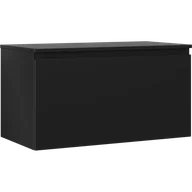 Szafki łazienkowe - Mexen Orio szafka łazienkowa podumywalkowa 90 cm z blatem, 1 szuflada, czarna mat - 91A10-09047-1-BFC71 - miniaturka - grafika 1