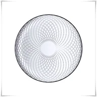 Tace i patery - Duży talerz deserowy, szklany podtalerz D-30 cm - miniaturka - grafika 1