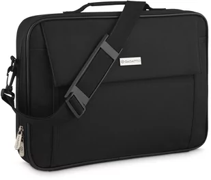 Zagatto, Torba Na Laptopa 15,6" Etui Teczka Na Ramię Czarna - Torby na laptopy - miniaturka - grafika 1