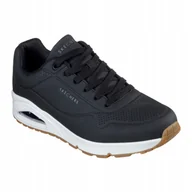 Buty sportowe męskie - Buty męskie Skechers Uno Stand On Air black/white 44 Eu - miniaturka - grafika 1