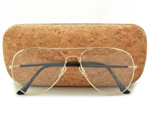 Okulary Pilotki z filtrem światła niebieskiego do komputera zerówki R-BL-469K - Okulary korekcyjne, oprawki, szkła - miniaturka - grafika 1