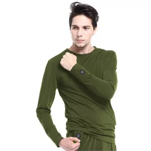 Glovii bluza ogrzewana rozm L zielona GJ1CL - Bluzy narciarskie - miniaturka - grafika 1