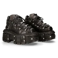 Półbuty męskie - buty NEW ROCK ITALI NEGRO, NOMADA NEGRO, IMPERFECT TANK NEGRO TORNILLOS [M-TANK106-C2]-43 - miniaturka - grafika 1