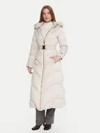 Płaszcze damskie - Marciano Guess Płaszcz zimowy 5BGL39 7374A Beżowy Regular Fit - miniaturka - grafika 1