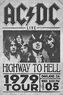 Podkładki pod mysz - PODKŁADKA POD MYSZ Nadruk 22x18 cm AC/DC Highway To Hell - ACDC Prezent - miniaturka - grafika 1