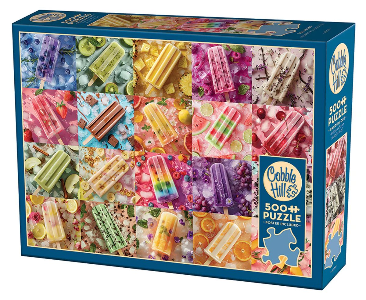 Cobble Hill, Puzzle, Lody na patyku, 500 el.