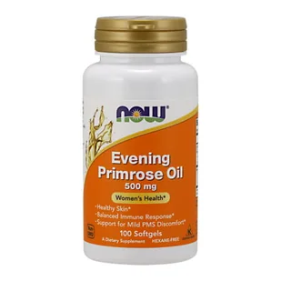 Now Foods Evening Primrose Oil 500 mg/100 Softgels TT000546 - Suplementy naturalne - miniaturka - grafika 1