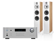 Zestawy stereo - Rotel RA-1592 MkII (srebrny) + 603 S3 (dąb) - miniaturka - grafika 1