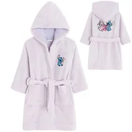 Szlafroki dla dzieci - Cool Club, Szlafrok dziewczęcy z kapturem, fioletowy, Lilo i Stitch - miniaturka - grafika 1